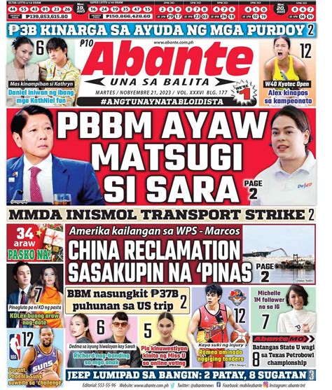abante news tonight.